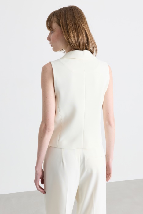 Gilet in raso opaco