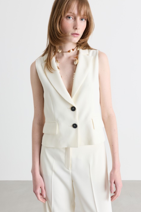 Matte Satin Waistcoat - Intrend