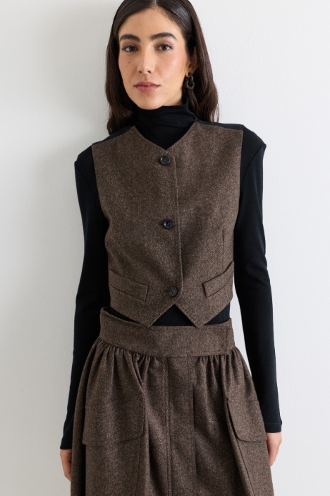 Felt waistcoat - Intrend