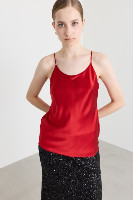 Satin top - Intrend
