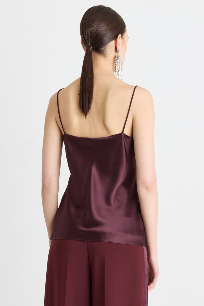 Top in raso - BORDEAUX - Intrend - 4