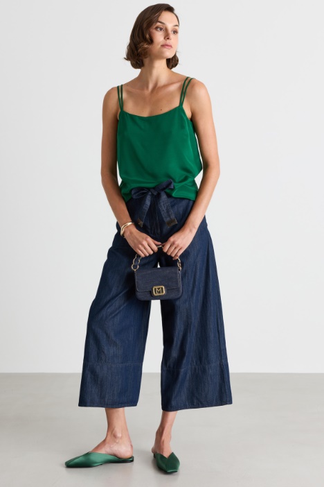 Top in crepe de chine stretch - Intrend