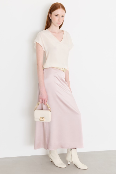 Blusa in tessuto fluido - Intrend