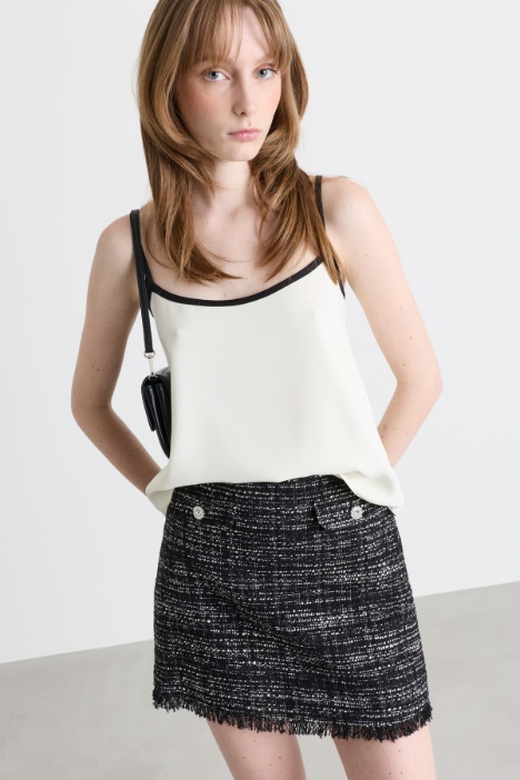 Contrast-strap slip top - Intrend