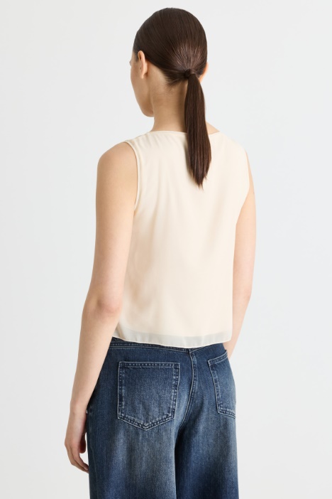 Top in georgette