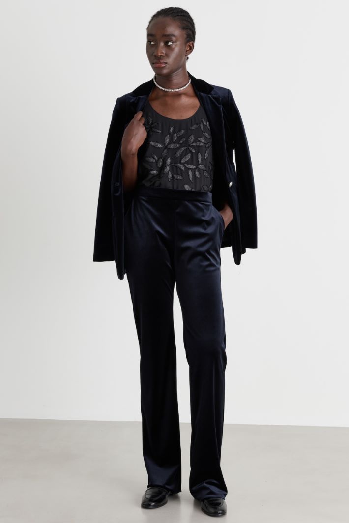Georgette top - BLACK - Intrend