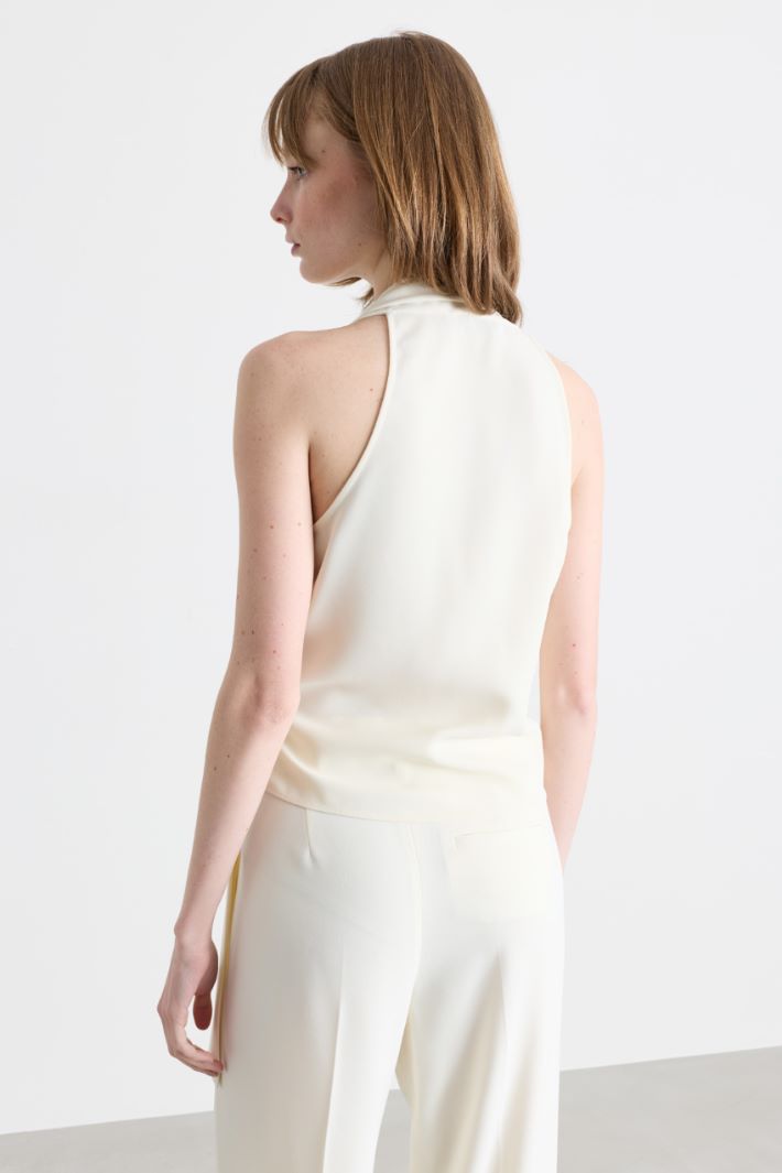 Wrap top - WHITE - Intrend - 4