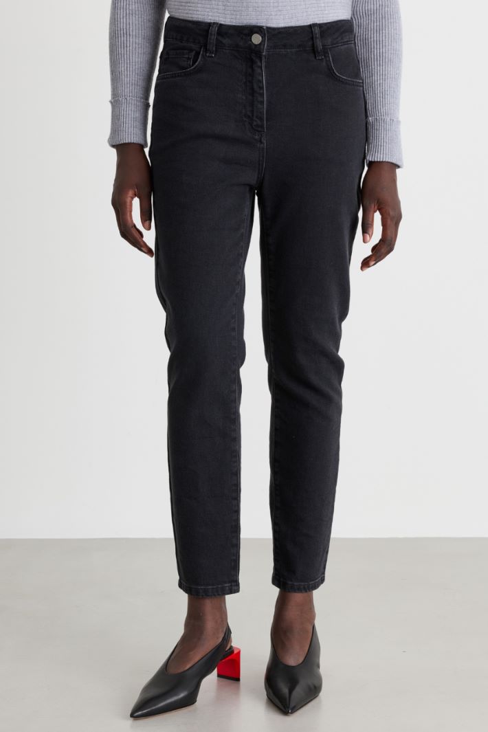 Slim-fit jeans - BLACK - Intrend - 2