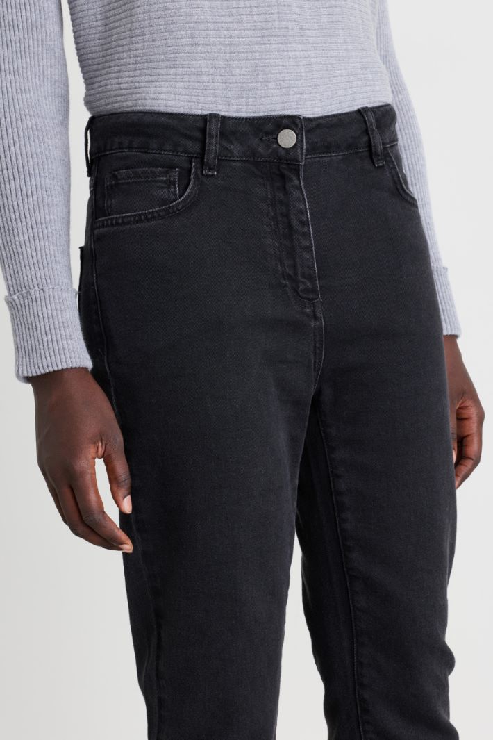 Slim-fit jeans - BLACK - Intrend - 3