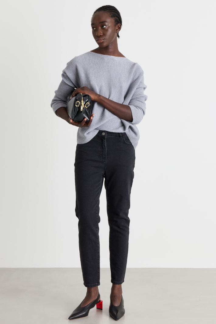 Slim-fit jeans - BLACK - Intrend