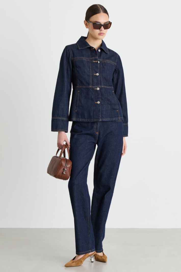 Straight jeans - BLUE - Intrend