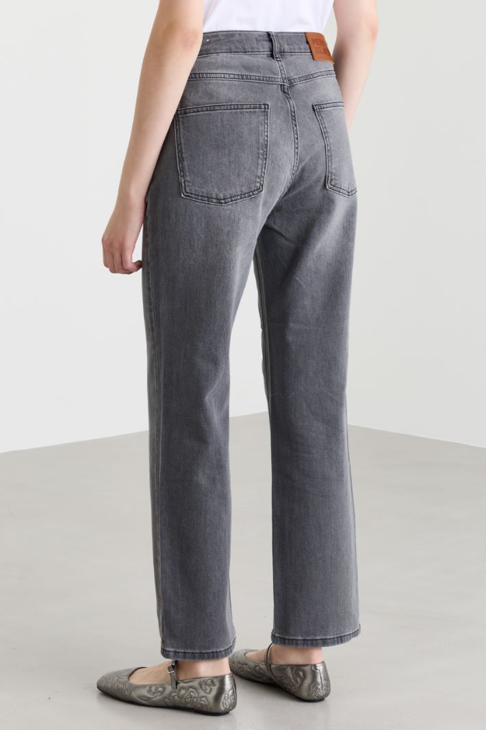 Straight jeans - GREY - Intrend - 4