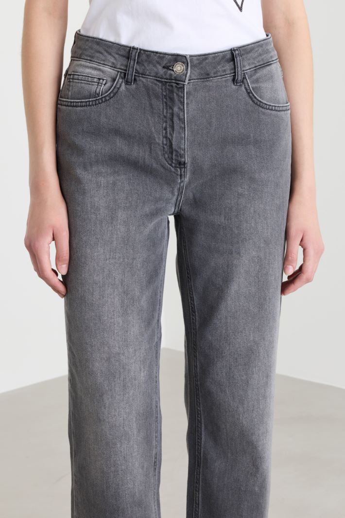 Straight jeans - GREY - Intrend - 3