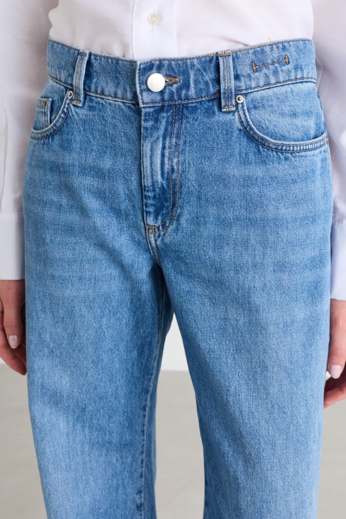 Jeans wide leg - AZZURRO - Intrend - 3