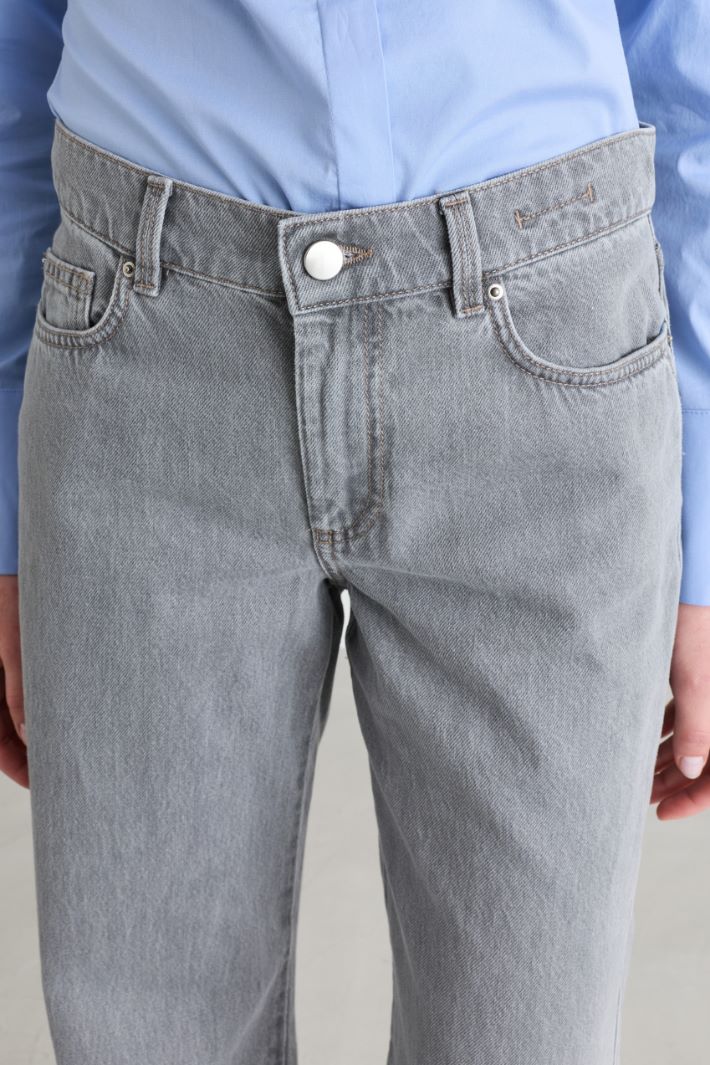 Jeans wide leg - GRIGIO - Intrend - 3