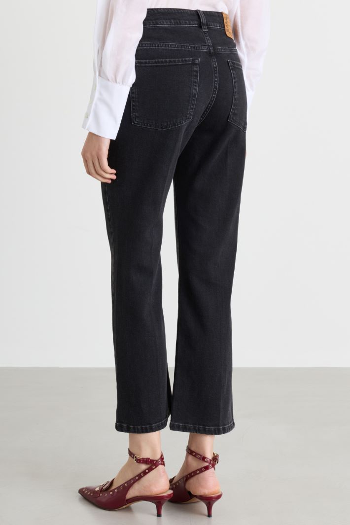 Flared jeans - BLACK - Intrend - 4