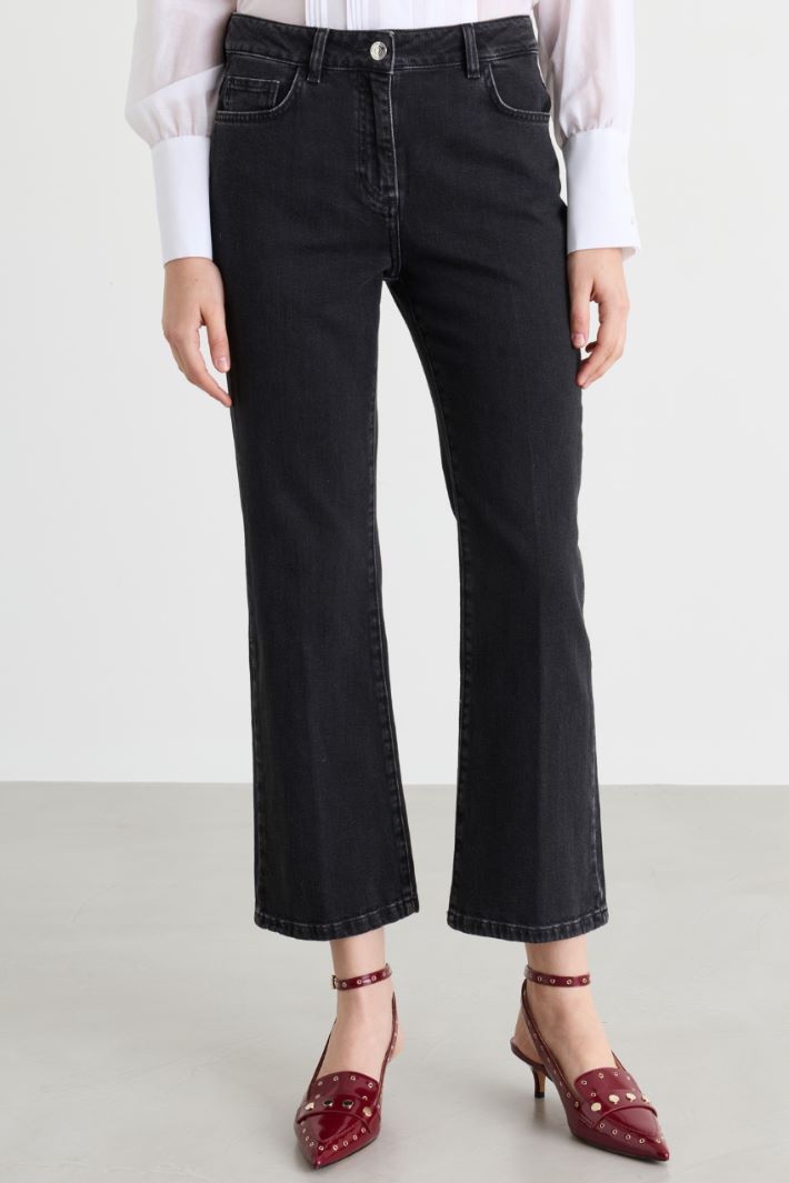 Flared jeans - BLACK - Intrend - 2