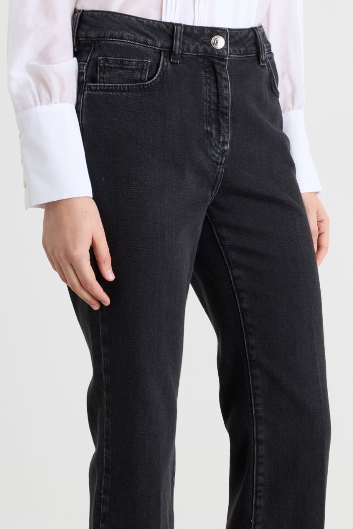 Flared jeans - BLACK - Intrend - 3