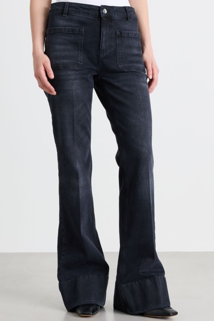 Jeans bootcut - NERO - Intrend - 2
