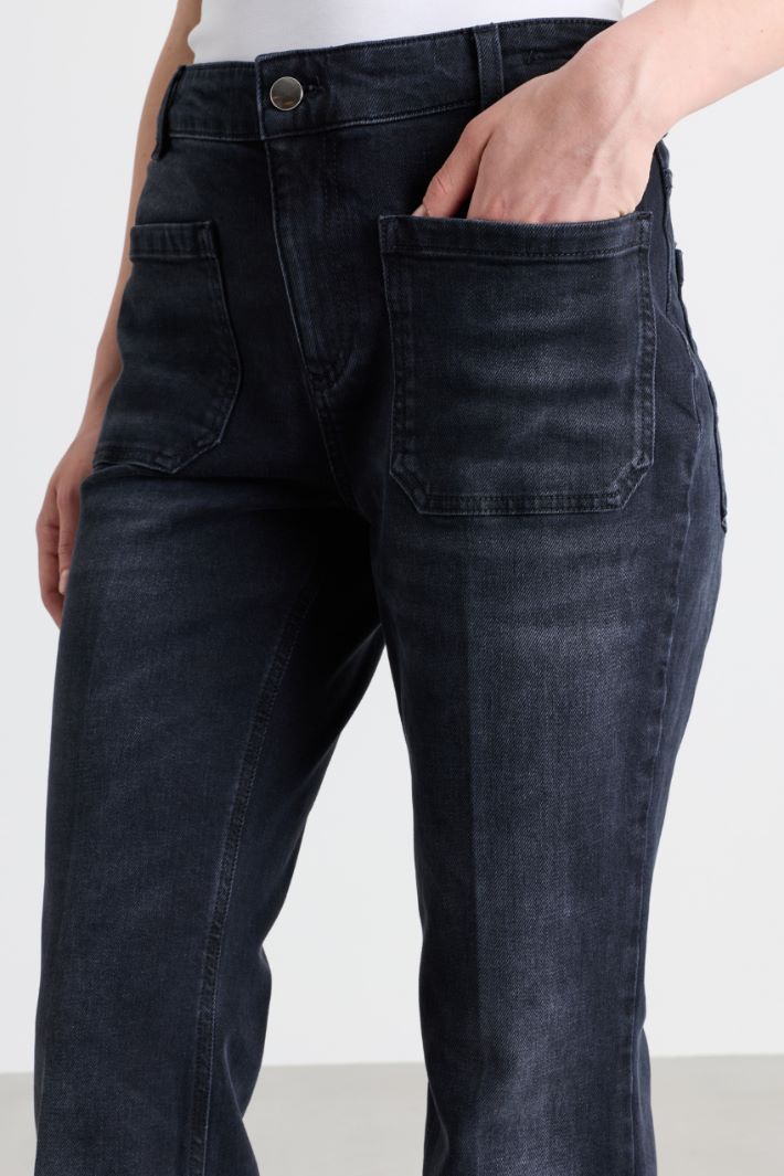 Jeans bootcut - NERO - Intrend - 3