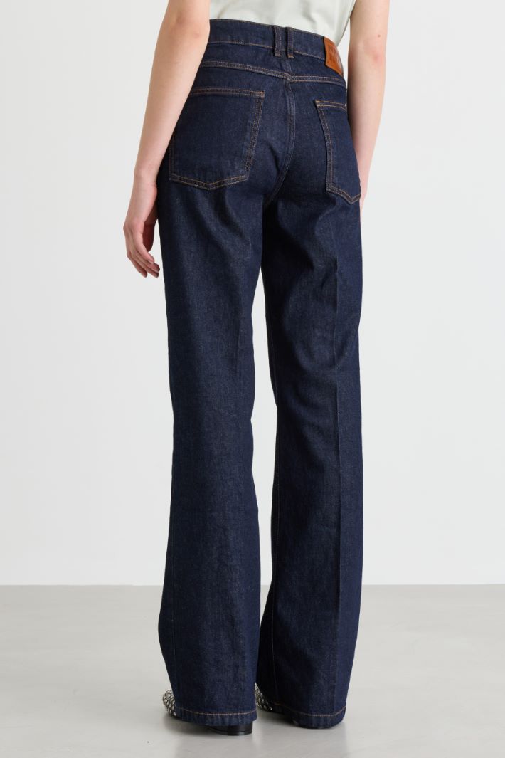 Bootcut jeans - BLUE - Intrend - 4