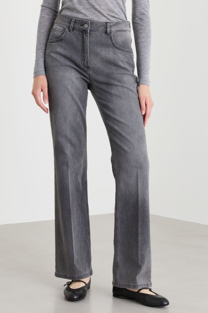 Bootcut jeans - GREY - Intrend - 2