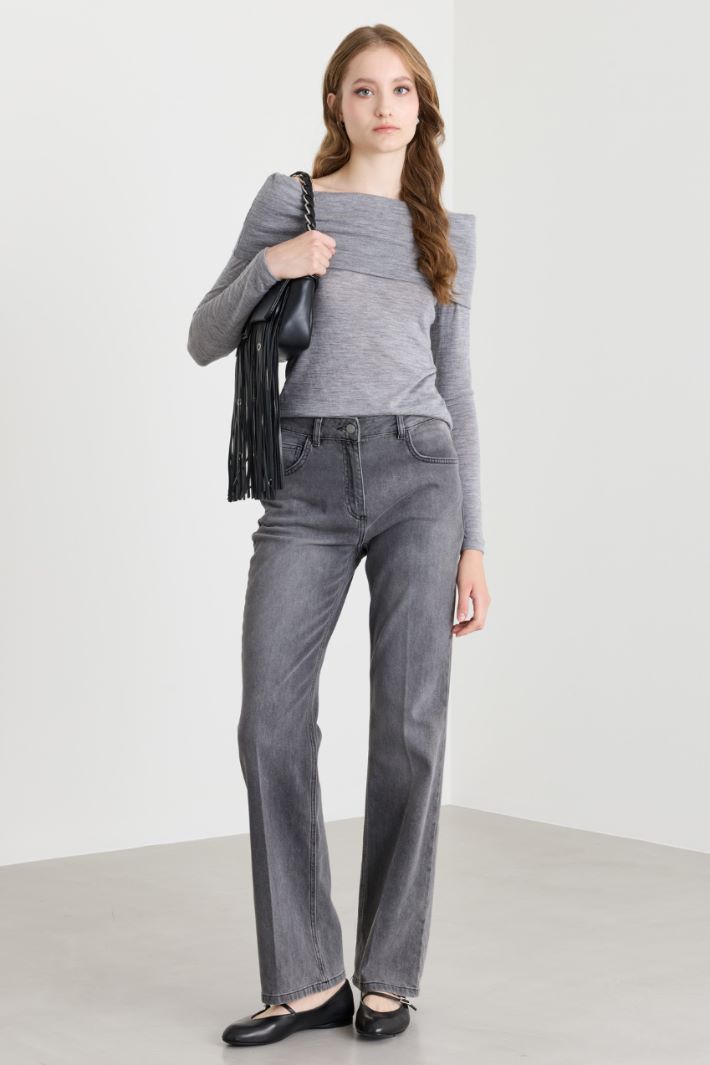 Bootcut jeans - GREY - Intrend