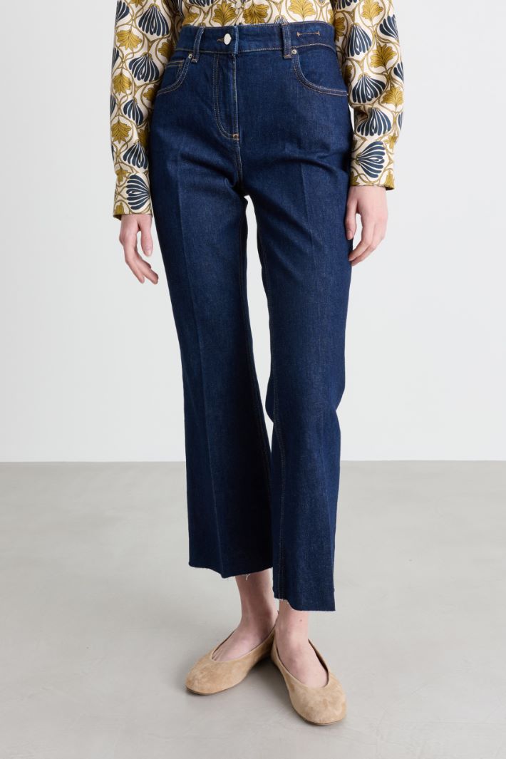 Jeans crop - BLU - Intrend - 2