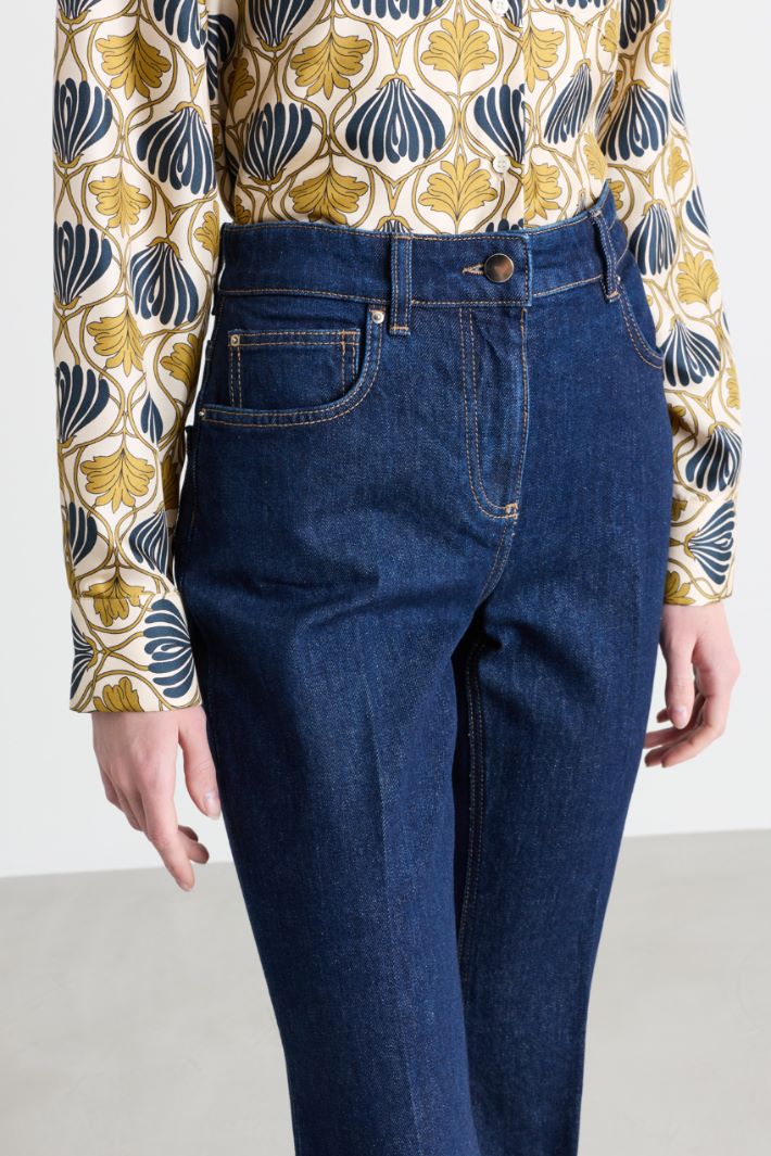 Jeans crop - BLU - Intrend - 3