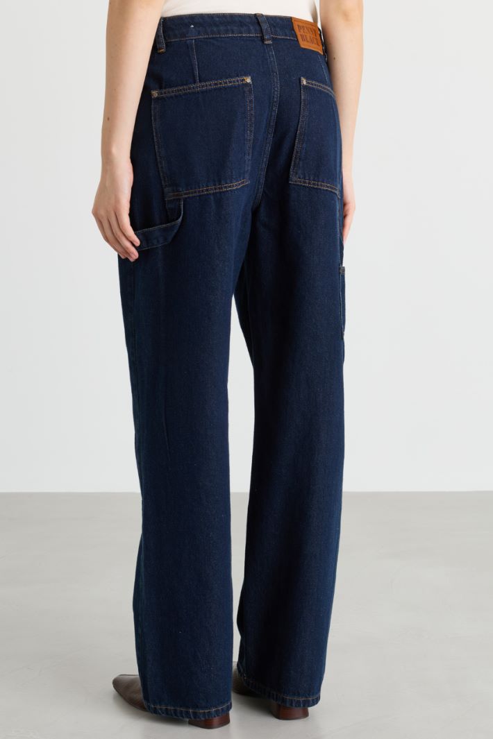 Jean cargo - BLEU - Intrend - 4
