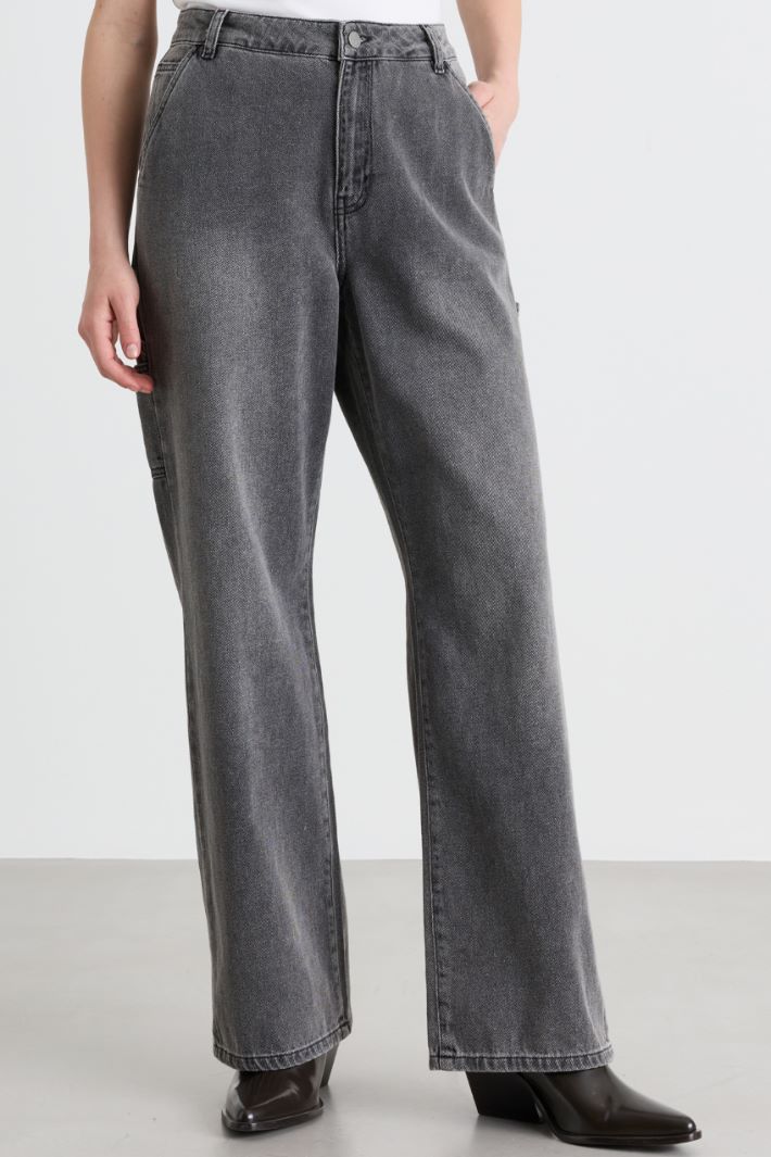 Jean cargo - GRIS - Intrend - 2