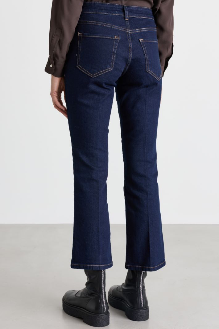 Jeans leggermente flare - BLU - Intrend - 4