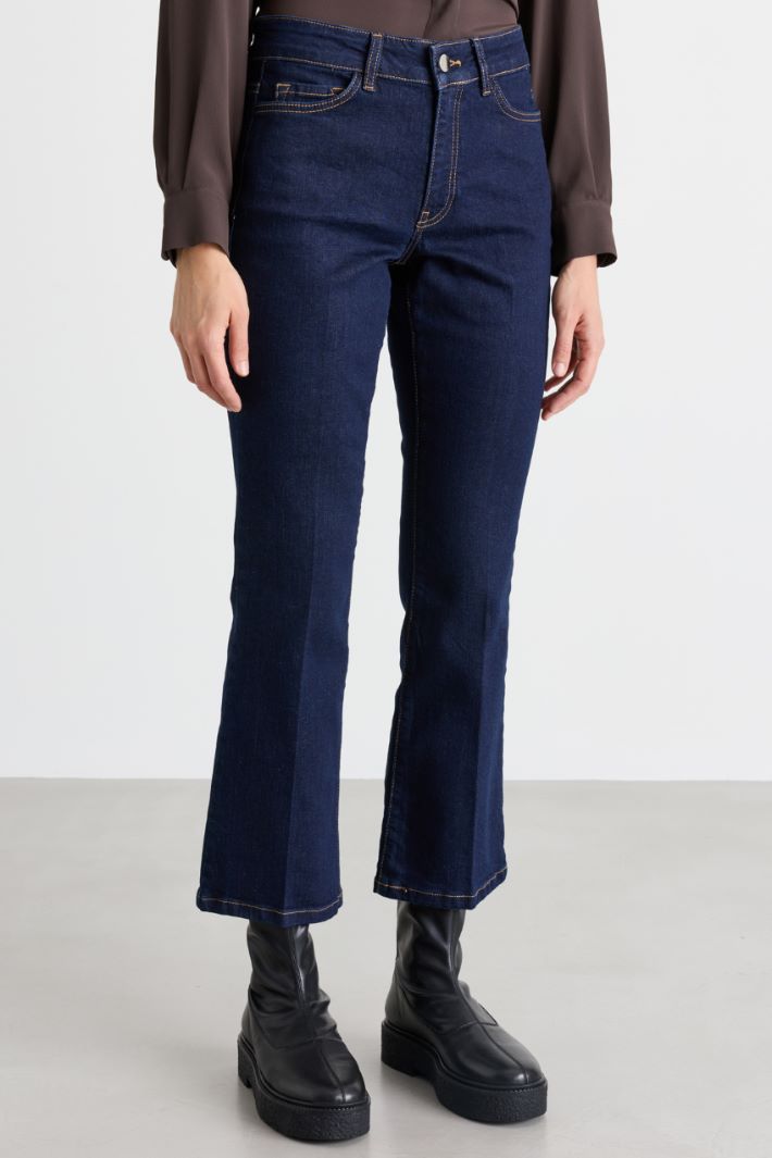 Jeans leggermente flare - BLU - Intrend - 2