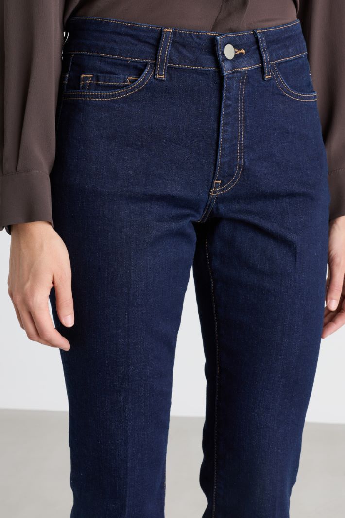 Jeans leggermente flare - BLU - Intrend - 3