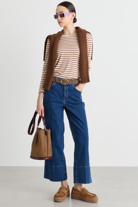 Jeans con risvolto - Intrend