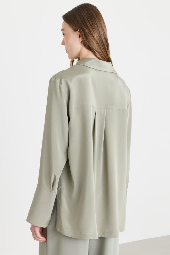 Blusa in cady - GRIGIO - Intrend - 4