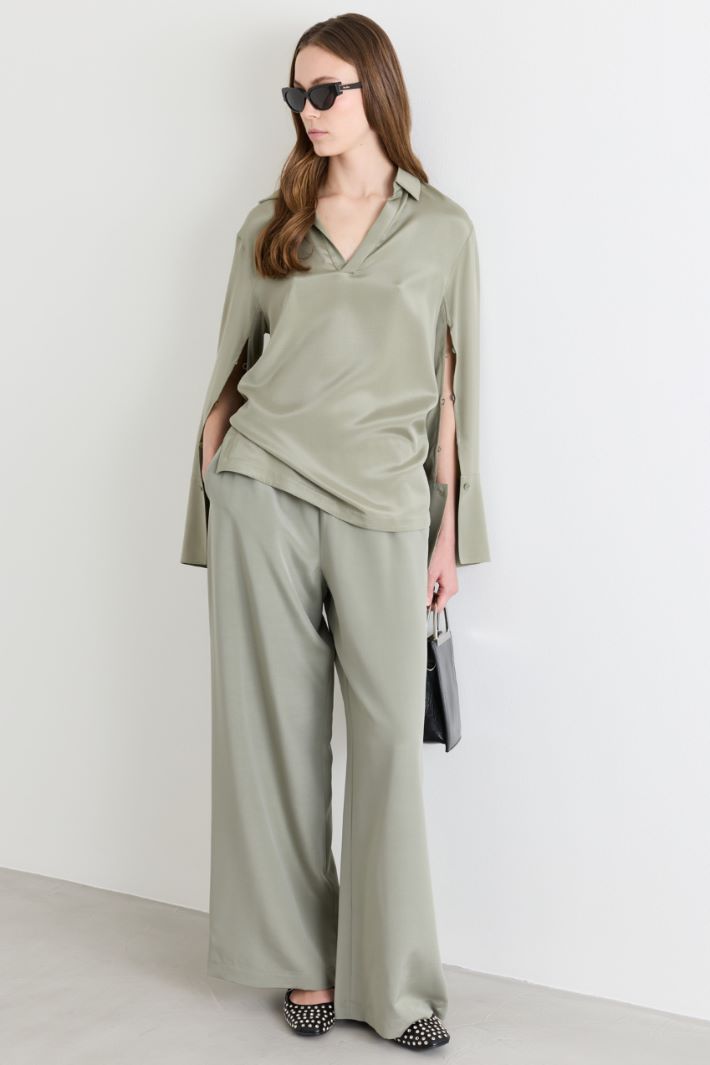 Blusa in cady - GRIGIO - Intrend