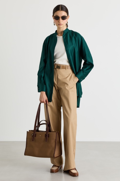 Blusa de raso - Intrend