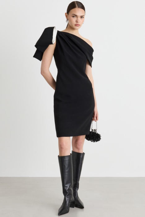 Cady dress with oversized bow - Intrend
