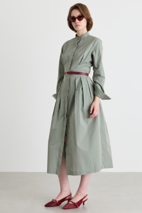 Taffeta shirt dress - Intrend