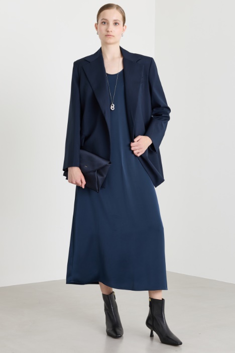 Long satin dress - Intrend