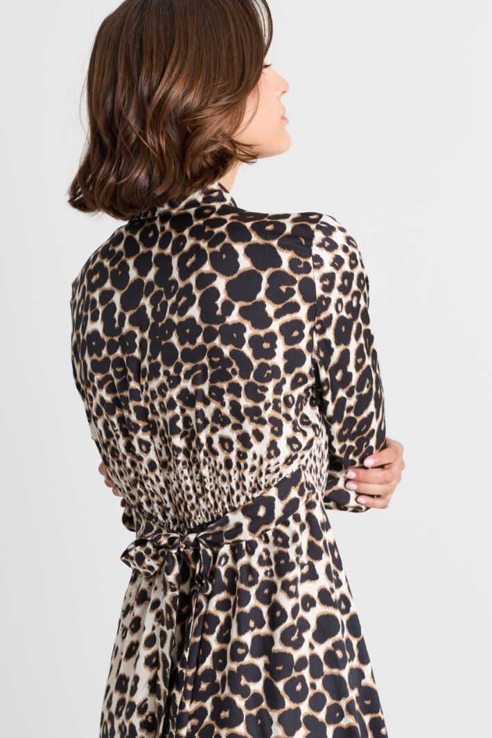 Animal print shirt dress - ANIMAL - Intrend - 3