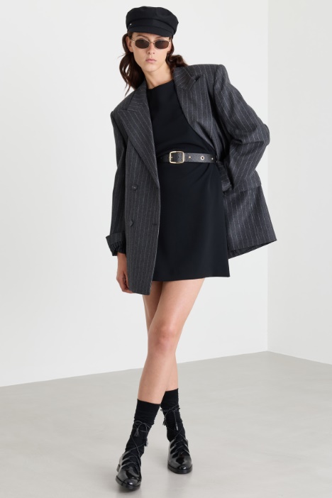 Short cady dress - Intrend