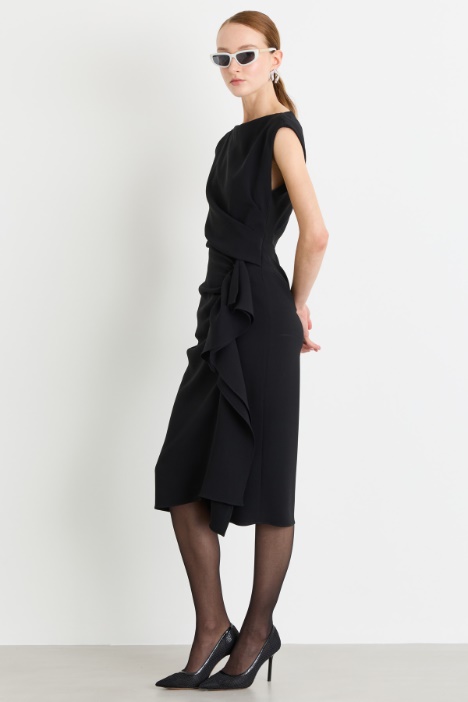Ruffled cady dress - Intrend