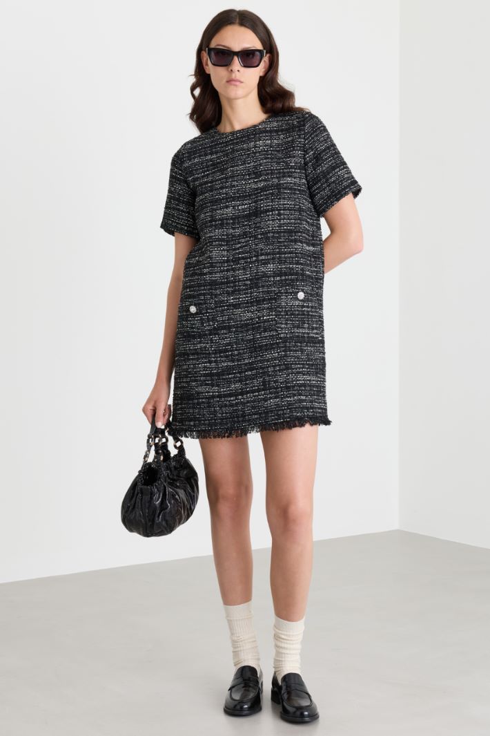Abito in tweed - NERO - Intrend