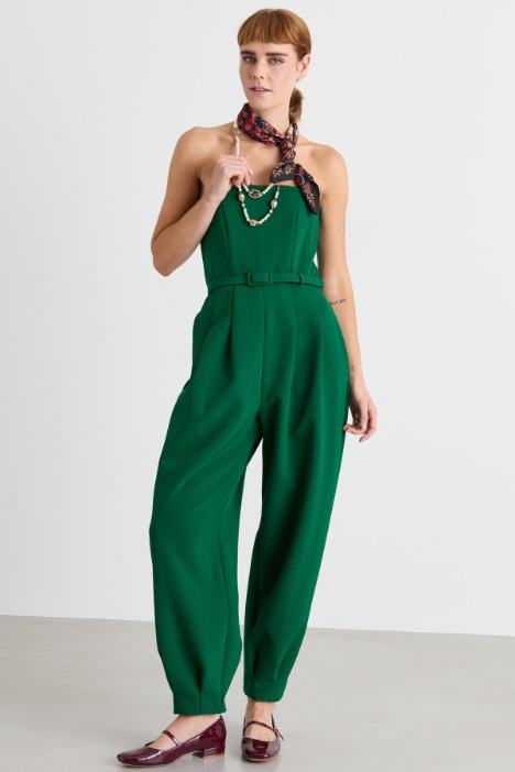 Bonded Sablé Jumpsuit - Intrend