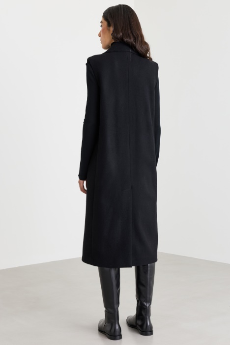 Cappotto smanicato in panno
