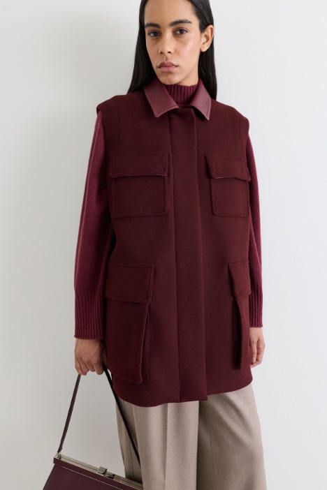 Long oversized gilet - Intrend