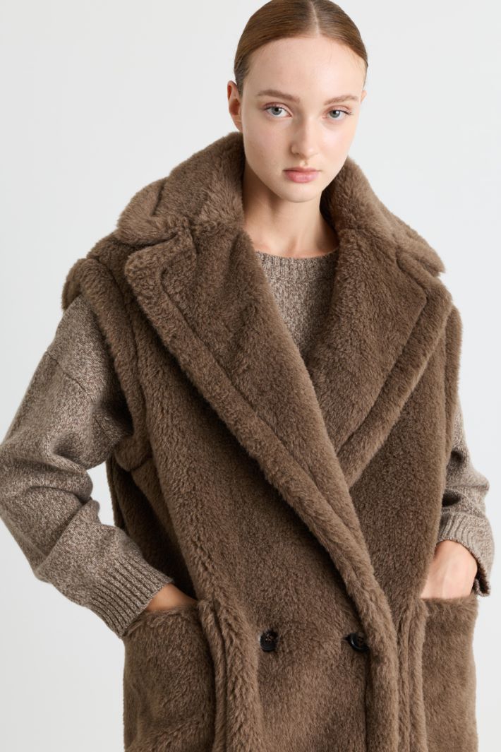 Weste mit Maxi-Revers - BRAUN - Intrend - 3