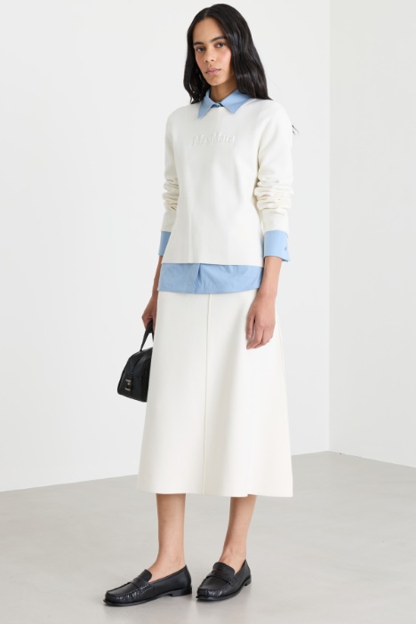 Knit A-line skirt - Intrend